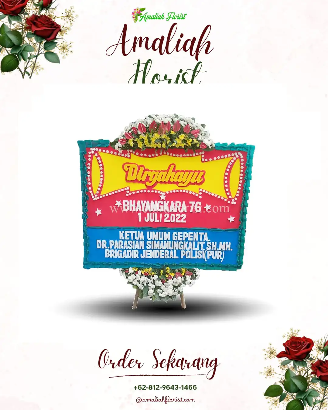 Papan Bunga HUT Ulang Tahun Pundenrejo